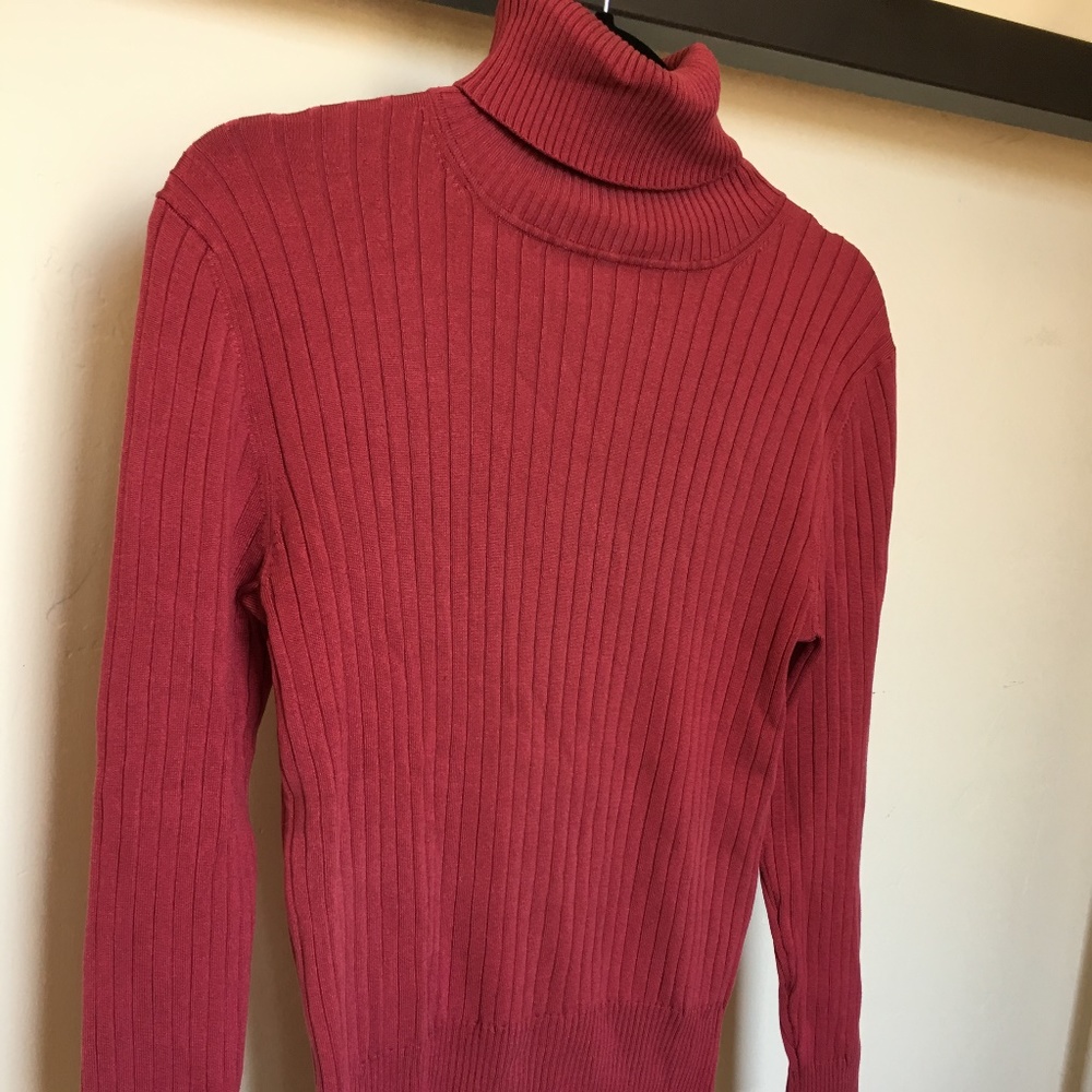 Banana Republic Pink Silk Blend Sweater (L) - Picture 2 of 5